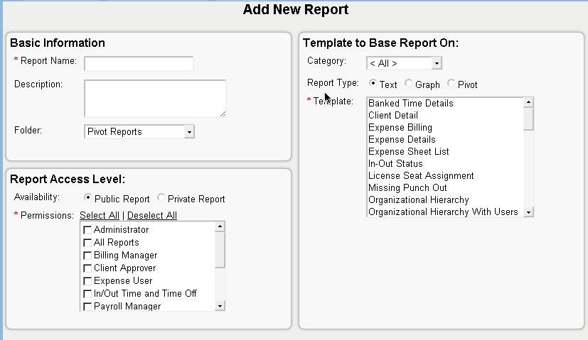 Timesheet custom report builder (e.g. Replicon www.replicon.com)