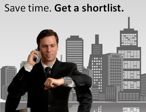 Save time. Get a shortlist